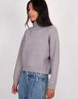 Evolet Ribbed Mockneck Sweater Sweaters & Knits Lyla + Luxe   