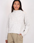 Evolet Ribbed Mockneck Sweater Sweaters & Knits Lyla + Luxe   