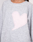 Heart Roundneck Sweater Sweaters & Knits Lyla + Luxe   