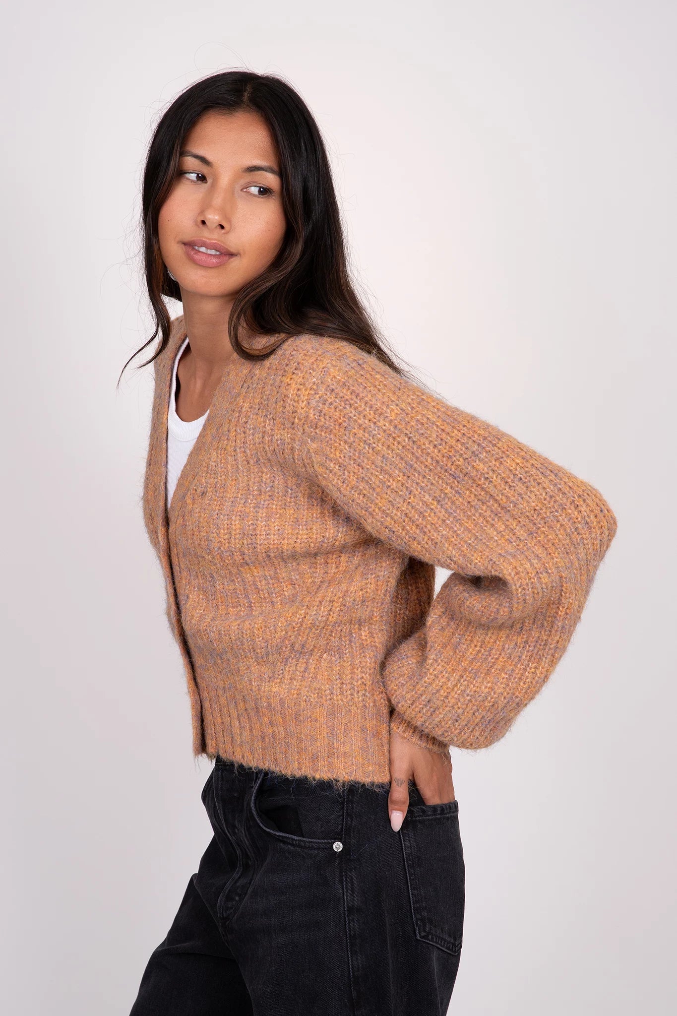 Matilda Ribbed Cardigan Sweaters &amp; Knits Lyla + Luxe   