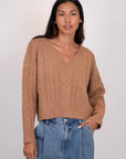 Myla V-Neck Sweater Sweaters & Knits Lyla + Luxe   