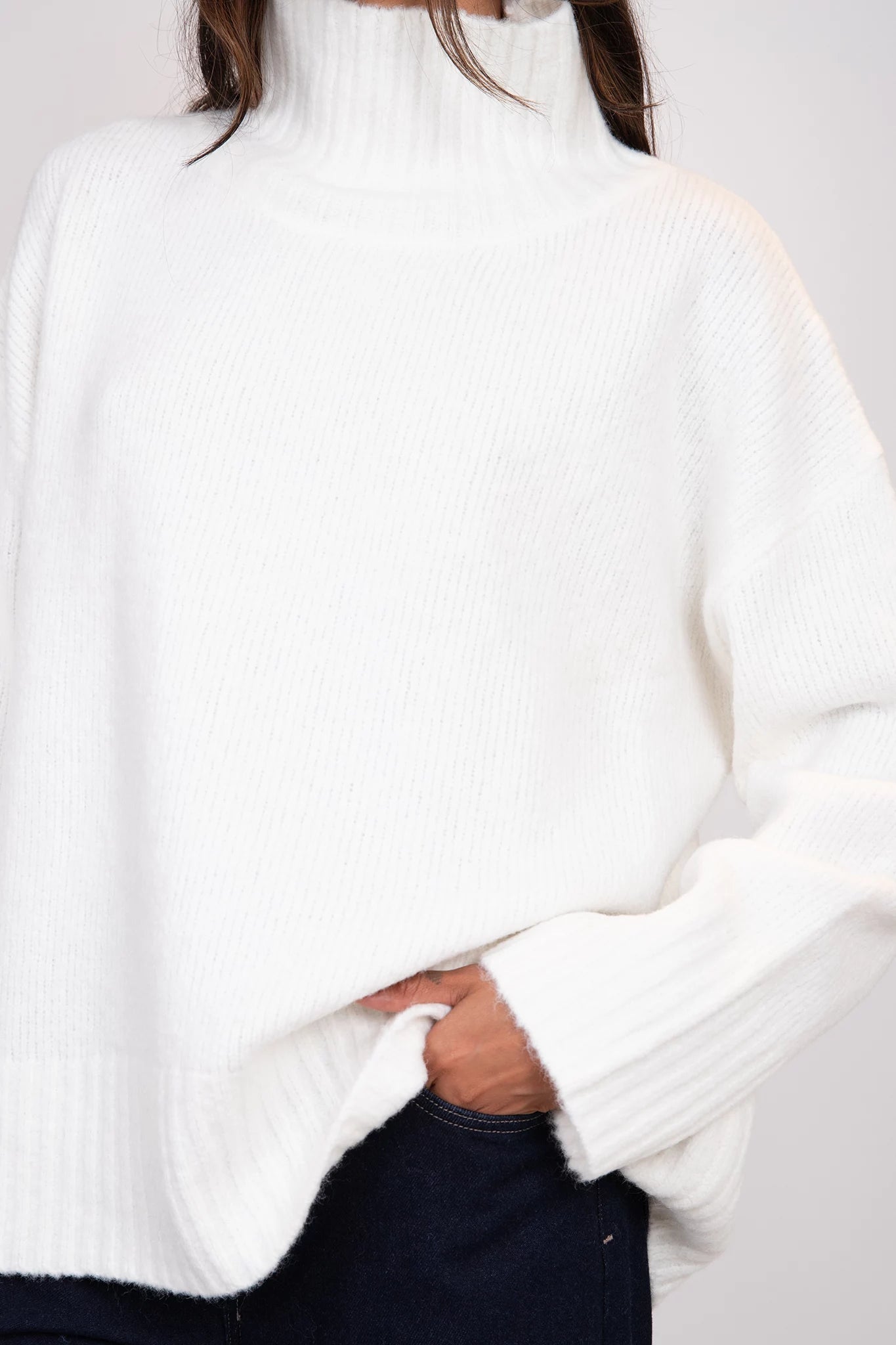 Oliver Mockneck Sweater Sweaters &amp; Knits Lyla + Luxe   