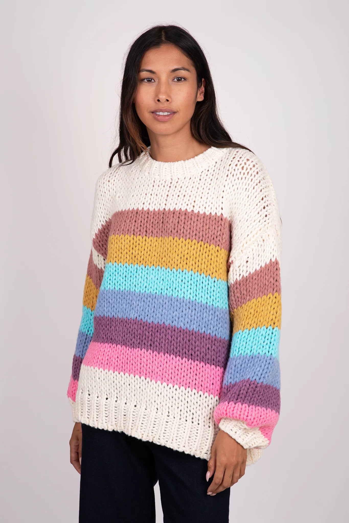 Shania Striped Sweater Sweaters &amp; Knits Lyla + Luxe   