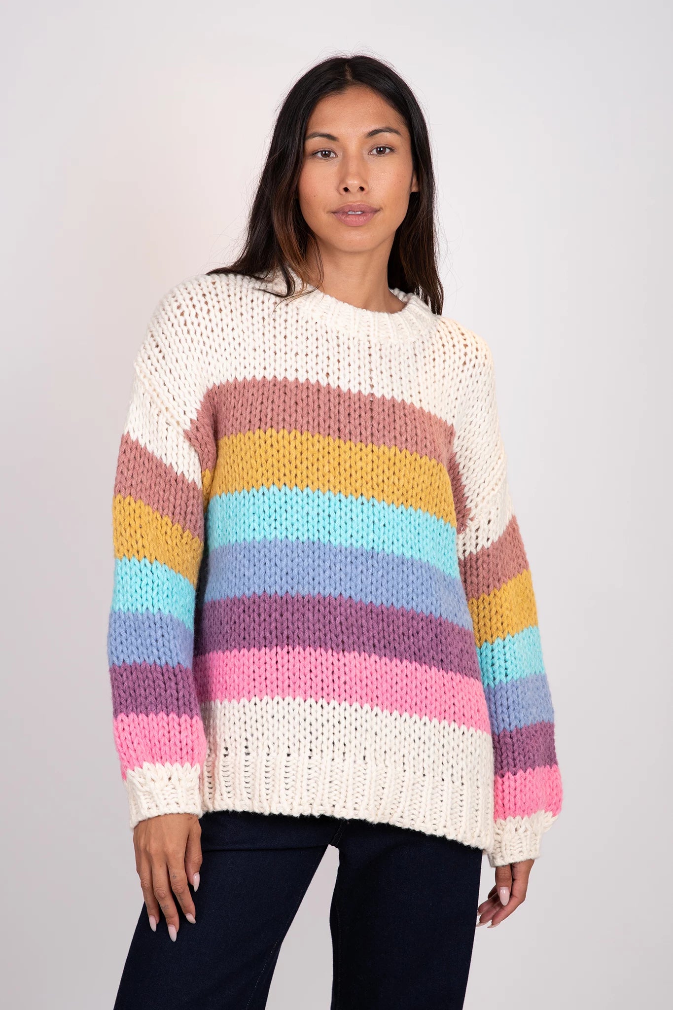 Shania Striped Sweater Sweaters & Knits Lyla + Luxe   