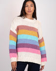 Shania Striped Sweater Sweaters & Knits Lyla + Luxe   