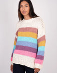 Shania Striped Sweater Sweaters & Knits Lyla + Luxe   