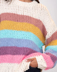 Shania Striped Sweater Sweaters & Knits Lyla + Luxe   