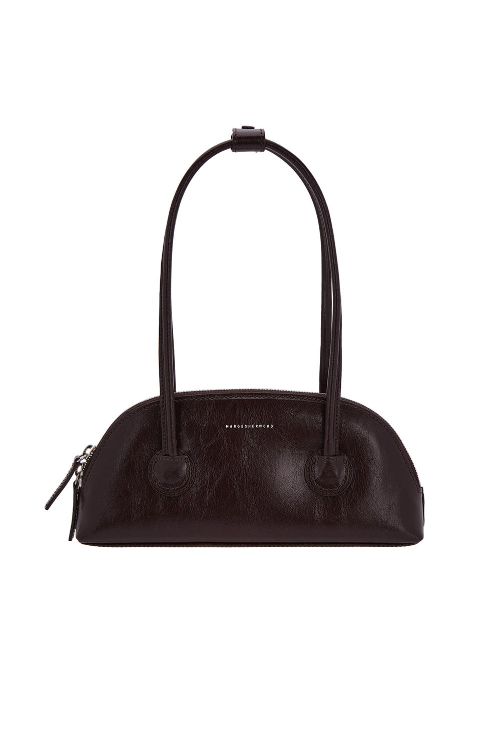 Marge Sherwood Bessette Leather Shoulder Bag in Black
