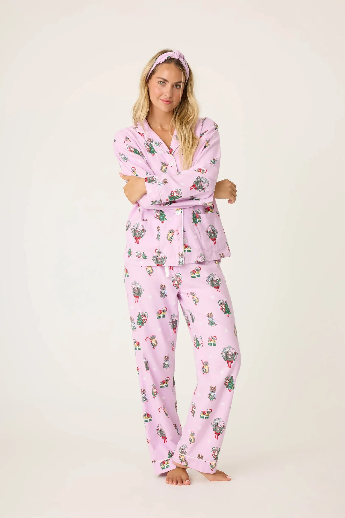 Koality Holiday Flannel PJ Set Sleepwear P.J. Salvage   