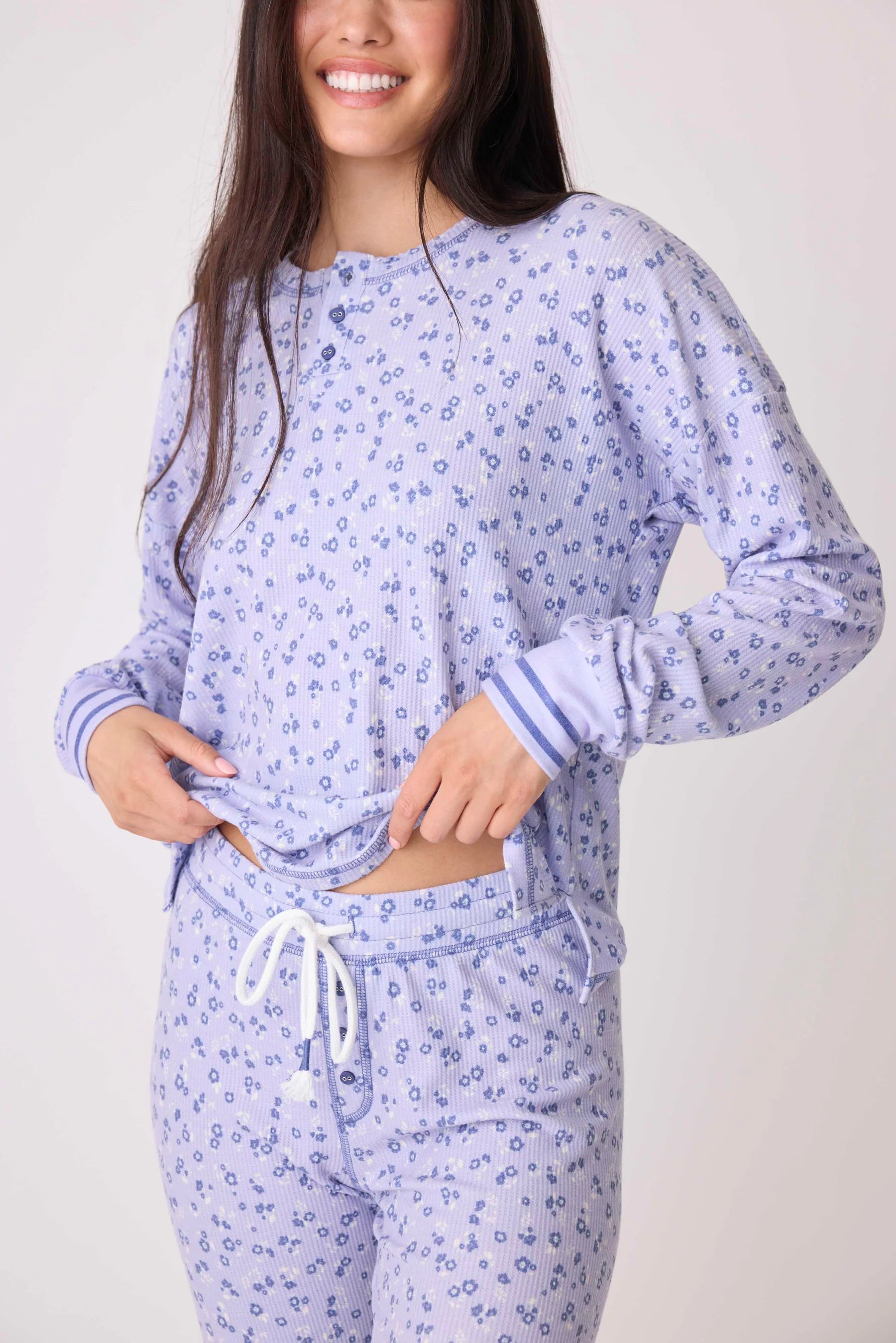 Peace & Love Ditsy Floral PJ Top Sleepwear P.J. Salvage   