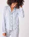 Wild Dreams Modal Floral Leopard PJ Set Sleepwear P.J. Salvage   