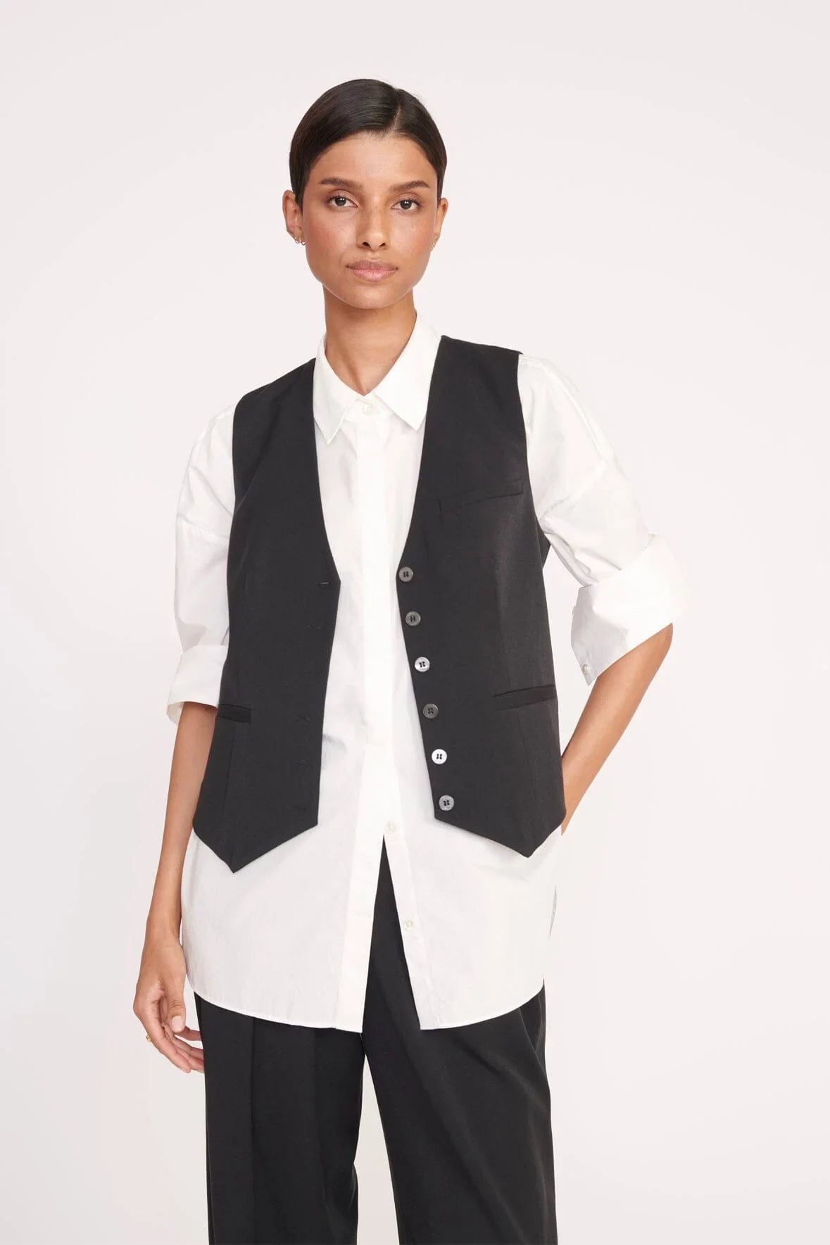 Brett Vest Jackets & Coats STAUD   