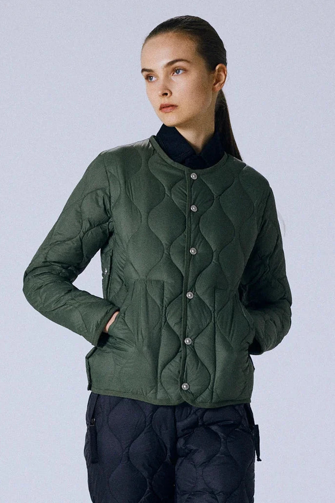 Military Crew Down Jacket Jackets & Coats Taion   