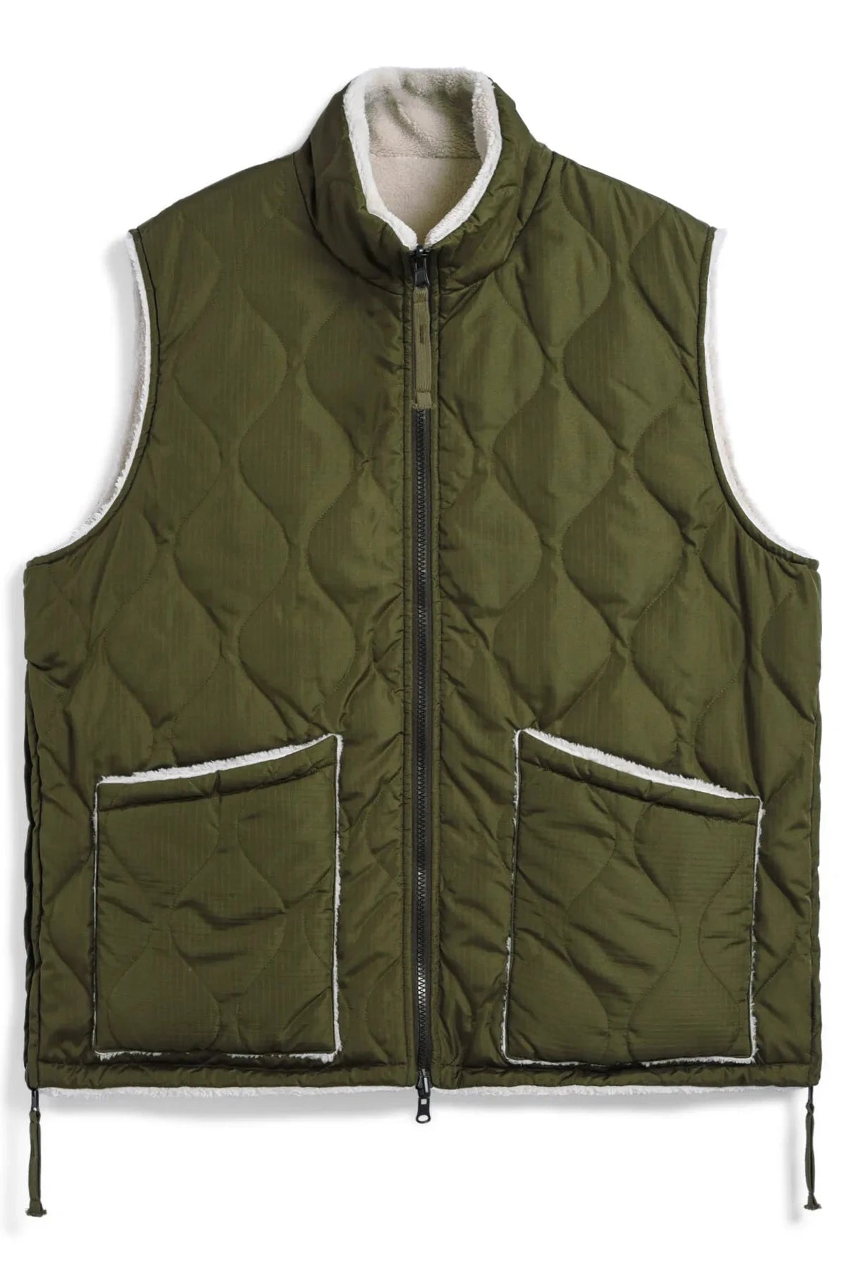 Military Reversible Hi-Neck Down Vest Jackets & Coats Taion   