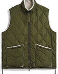 Military Reversible Hi-Neck Down Vest Jackets & Coats Taion   