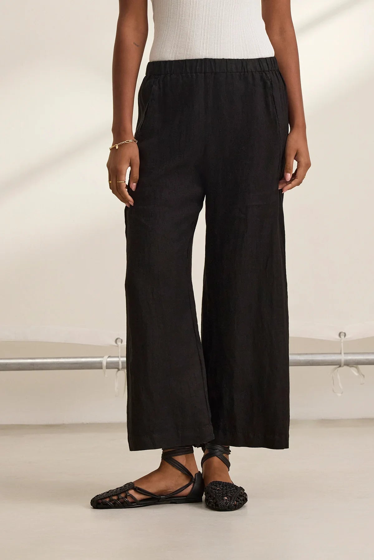 Lola Linen Pant Pants Velvet by Graham &amp; Spencer