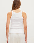 Aliza Ribbed Cotton Layering Tank T-Shirts Velvet by Graham & Spencer