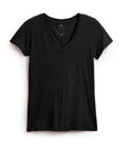 Lilith Cotton Slub V-Neck Tee T-Shirts Velvet by Graham & Spencer