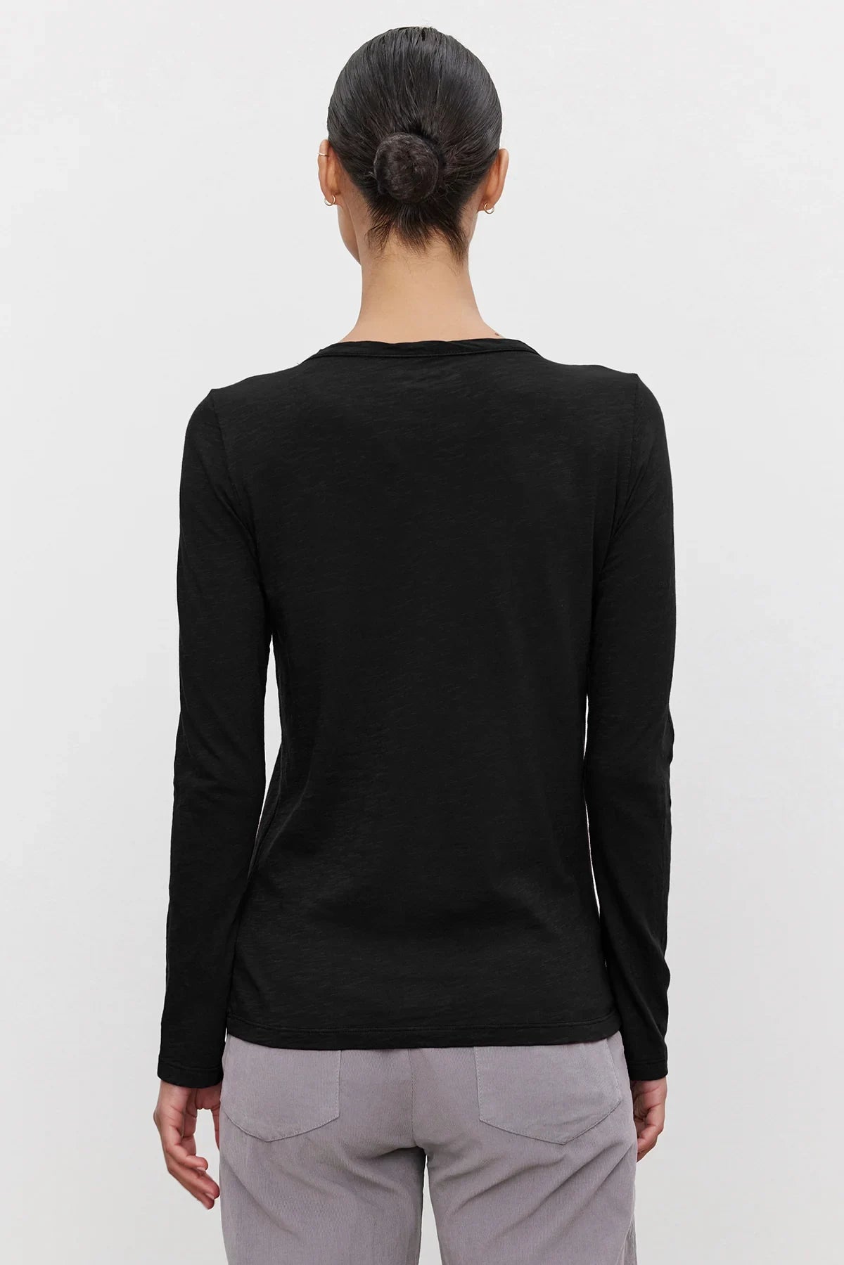 Lizzie Original Slub Long Sleeve Tee T-Shirts Velvet by Graham &amp; Spencer