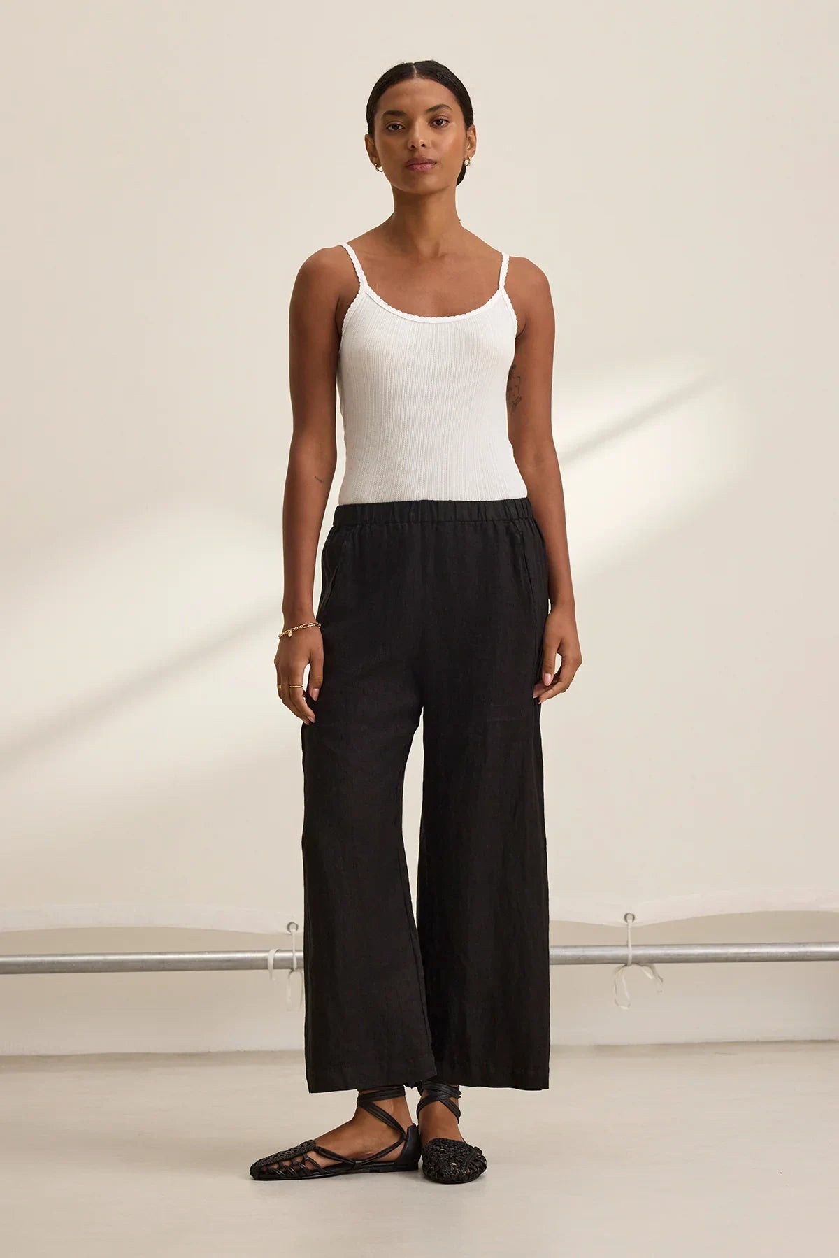 Lola Linen Pant Pants Velvet by Graham & Spencer