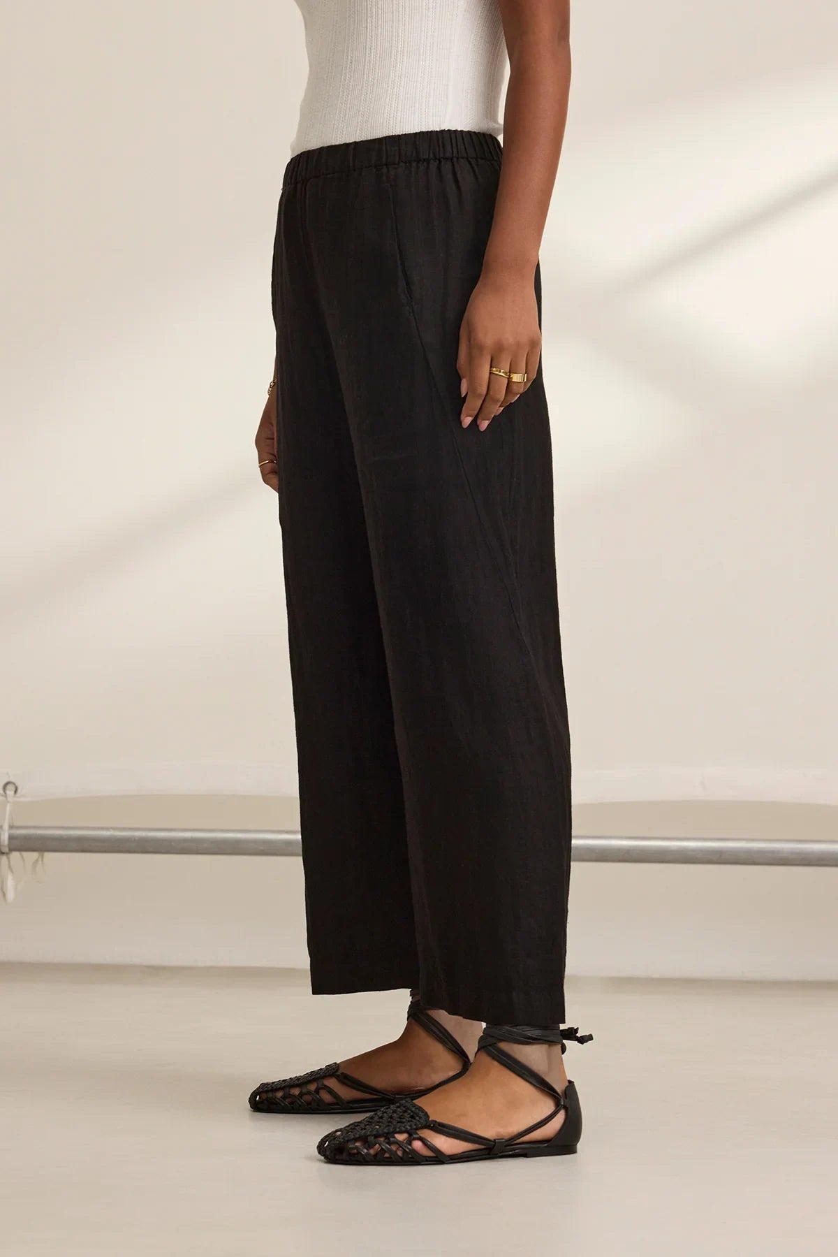 Lola Linen Pant Pants Velvet by Graham & Spencer