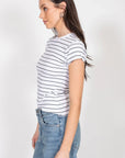 Ribbed Tee Tops Brunette the Label