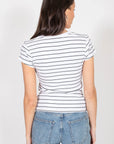 Ribbed Tee Tops Brunette the Label