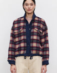 Norah Plaid Jacket Jackets & Coats Velvet by Graham & Spencer   