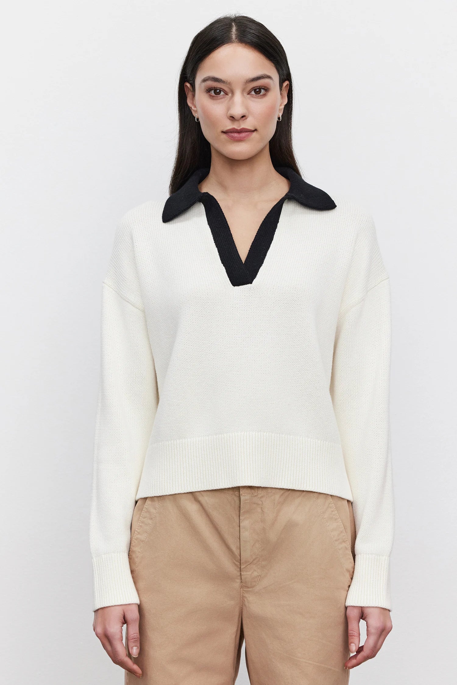 Lucie Polo Sweater Sweaters & Knits Velvet by Graham & Spencer   