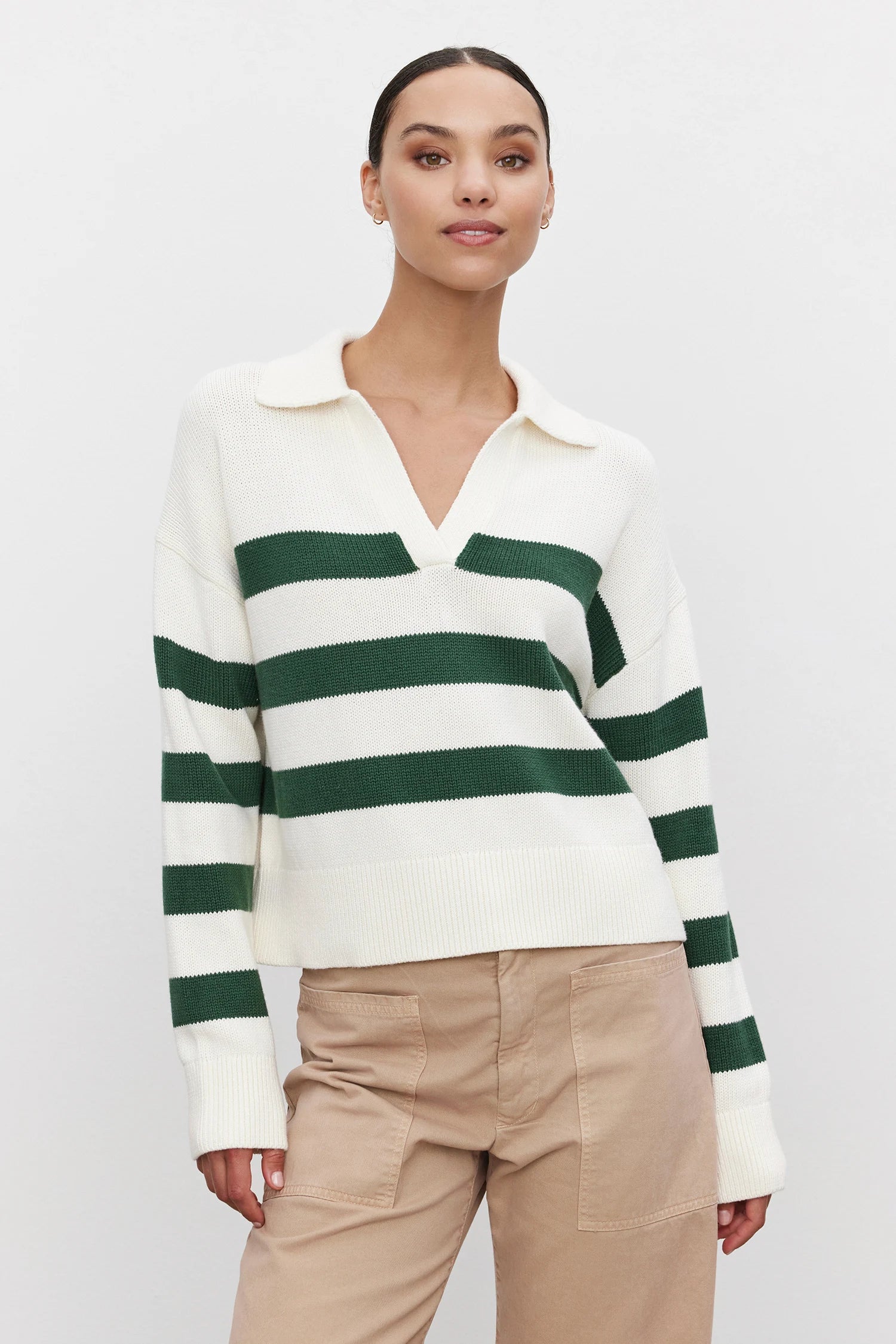 Lucie Polo Sweater Sweaters & Knits Velvet by Graham & Spencer   