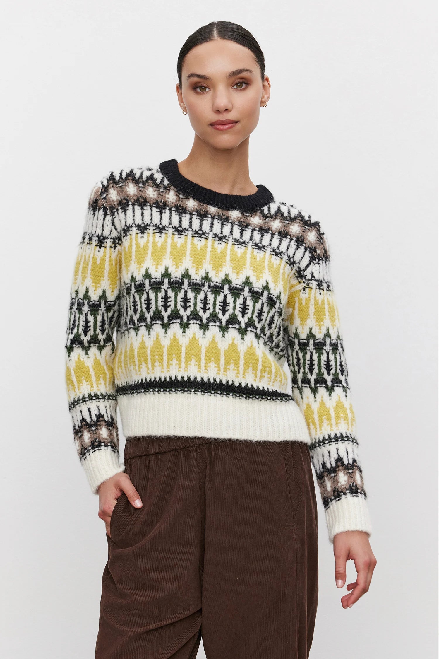 Thelma Fair Isle Sweater Sweaters & Knits Velvet by Graham & Spencer   