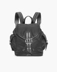 Black Small Bucky Nylon Backpack Accessories Ganni