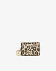 Leopard GANNI Bou Card Holder With Flap Accessories Ganni