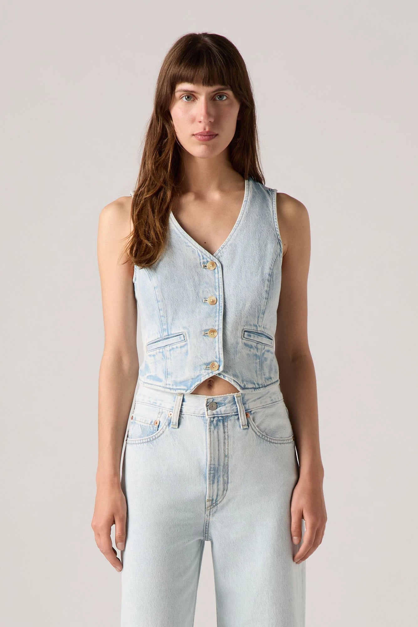 Amore Denim Vest Tops Levi's