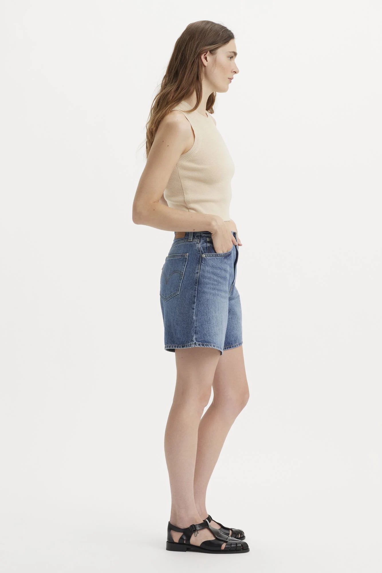 High Rise Baggy Shorts Shorts Levi's