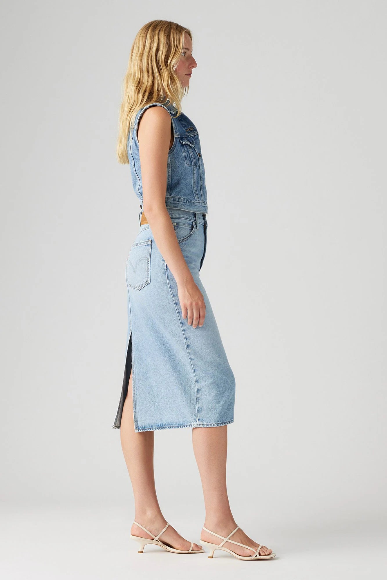 High Rise Back Slit Skirt Skirts Levi's