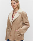 Molly Lux Sherpa Collared Jacket Jackets & Coats Velvet by Graham & Spencer   