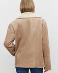 Molly Lux Sherpa Collared Jacket Jackets & Coats Velvet by Graham & Spencer   