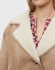 Molly Lux Sherpa Collared Jacket Jackets & Coats Velvet by Graham & Spencer   