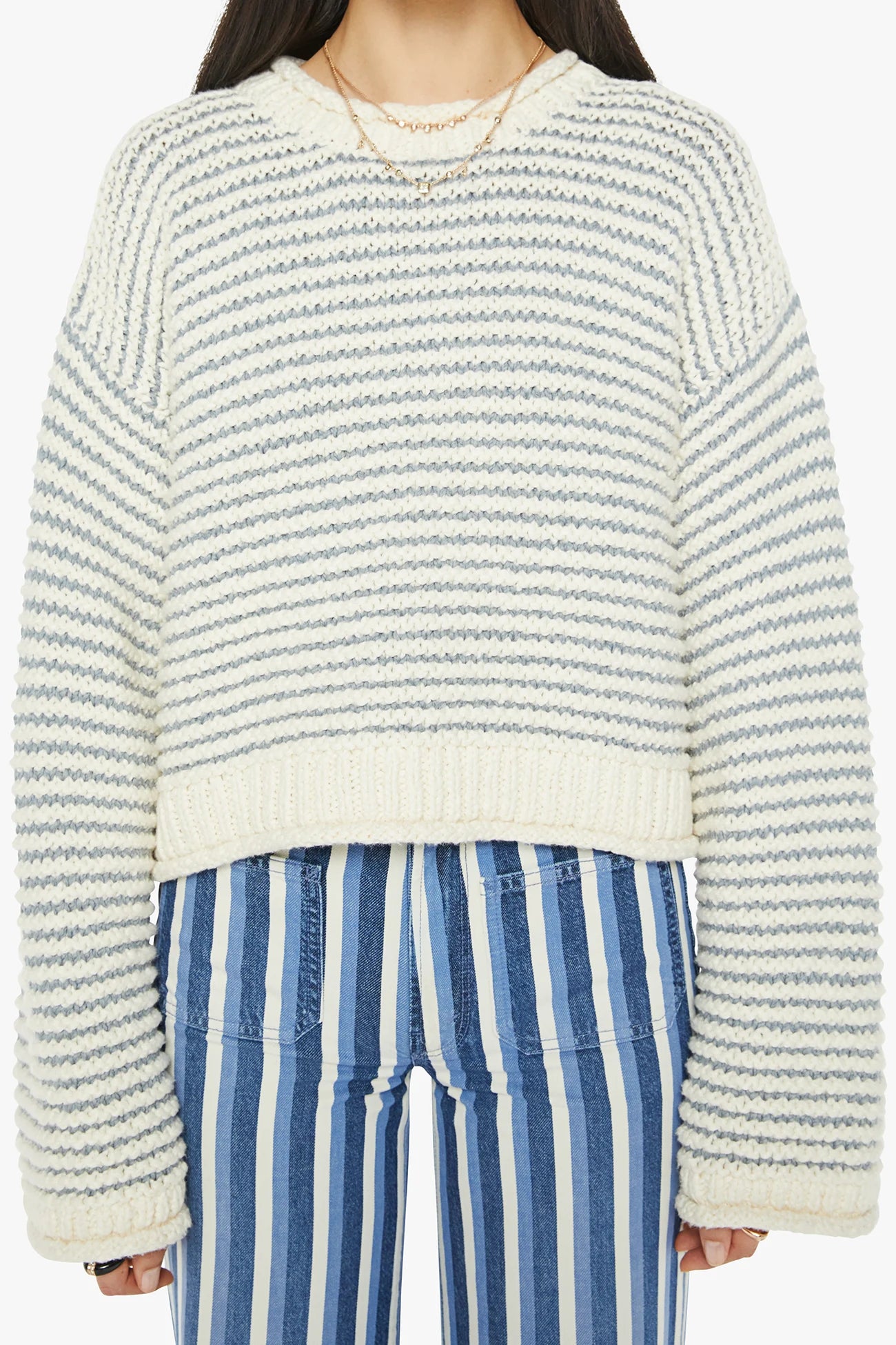 The Bell Sleeve Jumper Roll Sweaters & Knits MOTHER