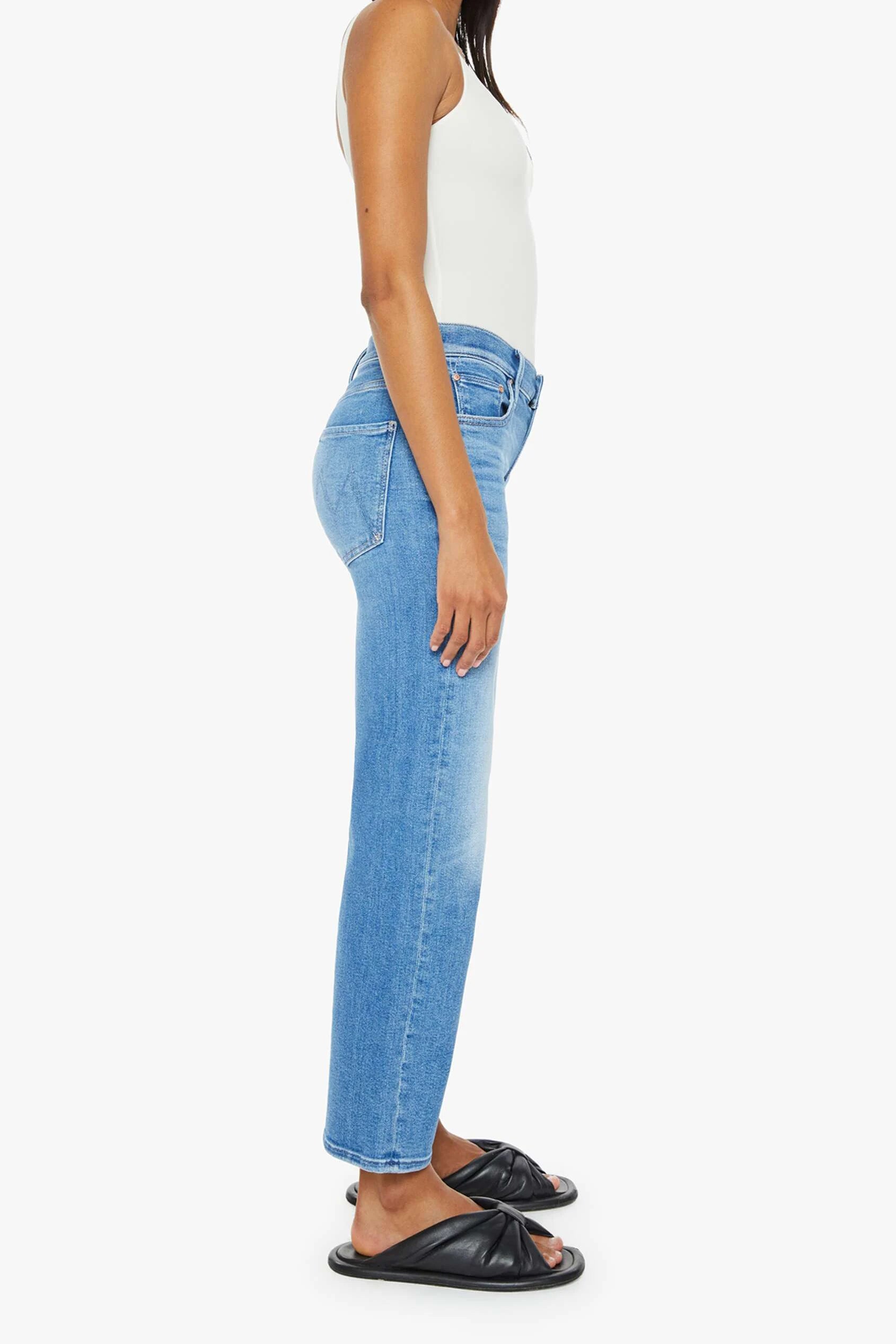 The Mid Rise Rambler Zip Ankle Pants MOTHER