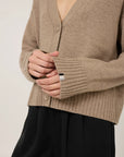 Aster Cashmere Cardigan Sweaters & Knits One Grey Day   