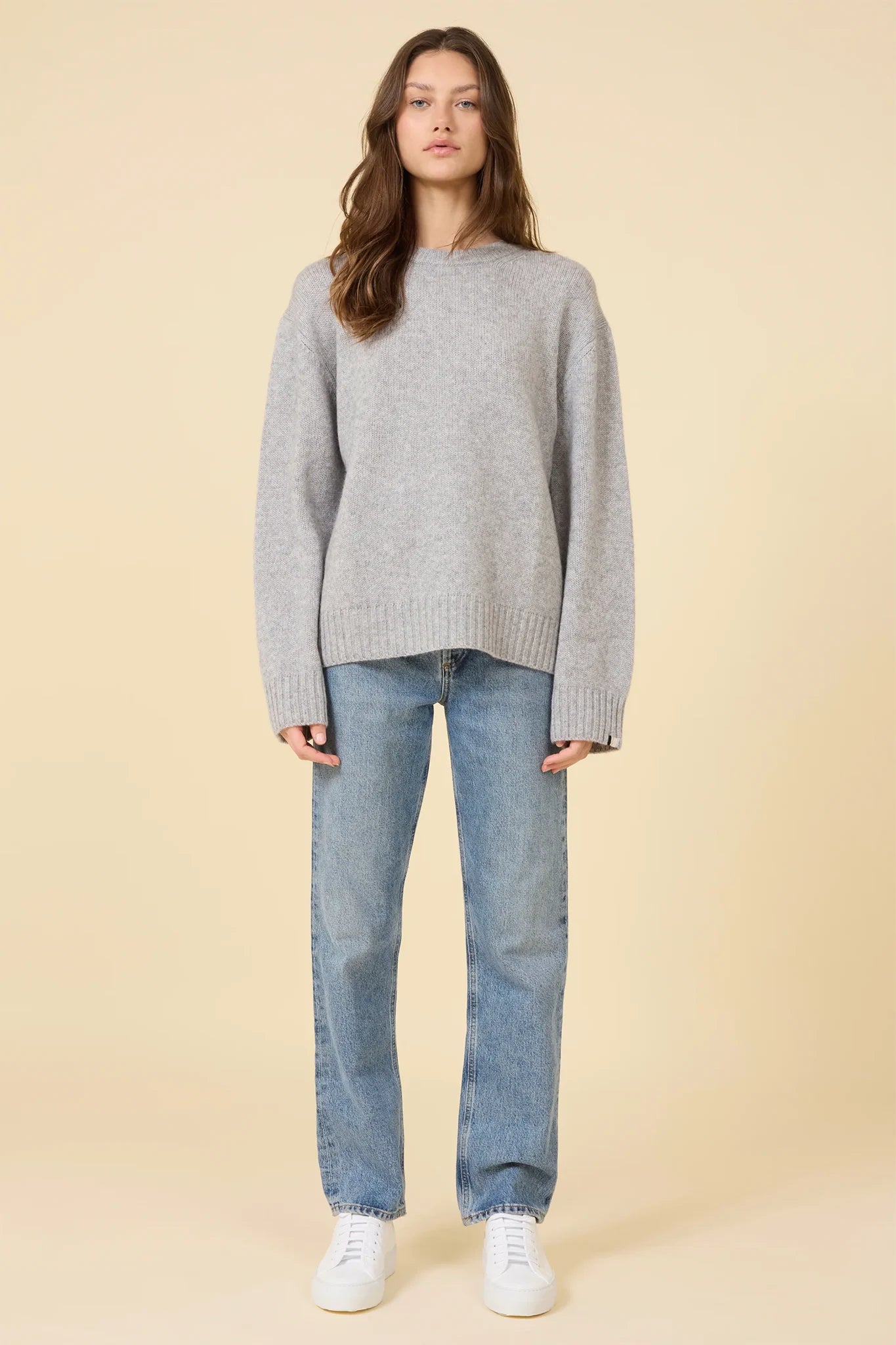 Aster Cashmere Pullover Sweaters & Knits One Grey Day   