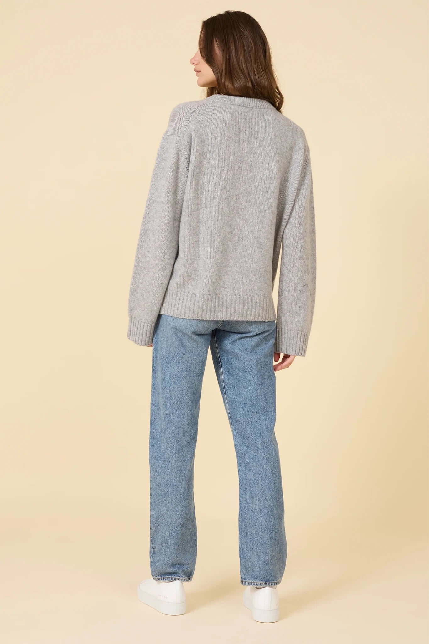 Aster Cashmere Pullover Sweaters & Knits One Grey Day   