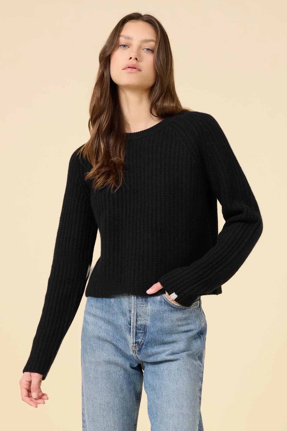 Blakely Cashmere Pullover Sweaters & Knits One Grey Day   