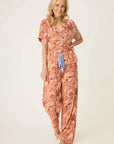 Whimsy Palm PJ Set Sleepwear P.J. Salvage