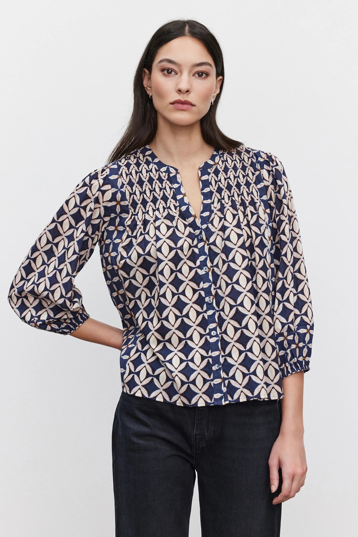 Haddon Top Tops Velvet by Graham & Spencer   