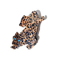 Hand-painted Leopard Claw Hair Clip Accessories Solar Eclipse