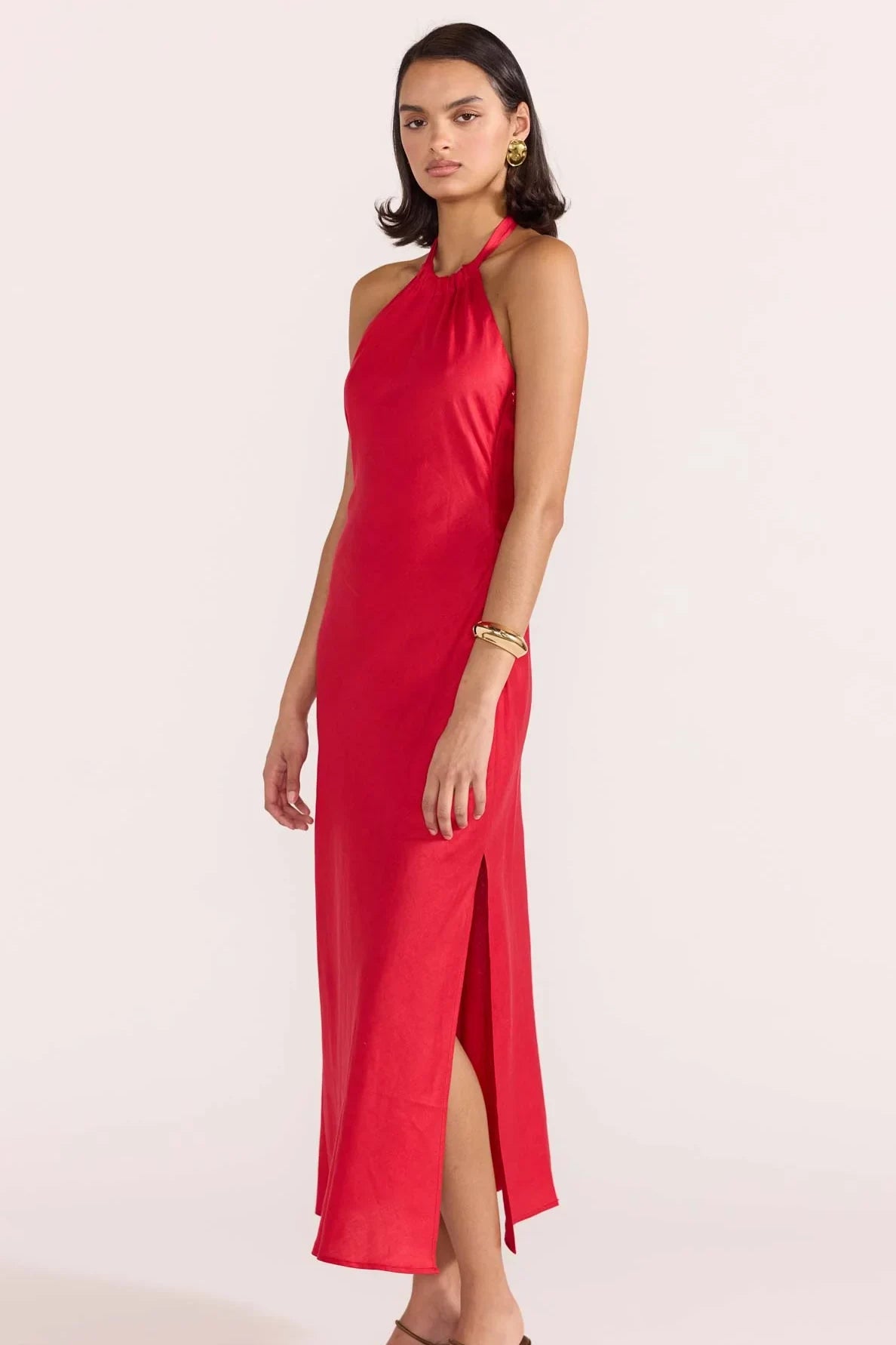 Amana Halter Bias Dress Dresses Staple the Label