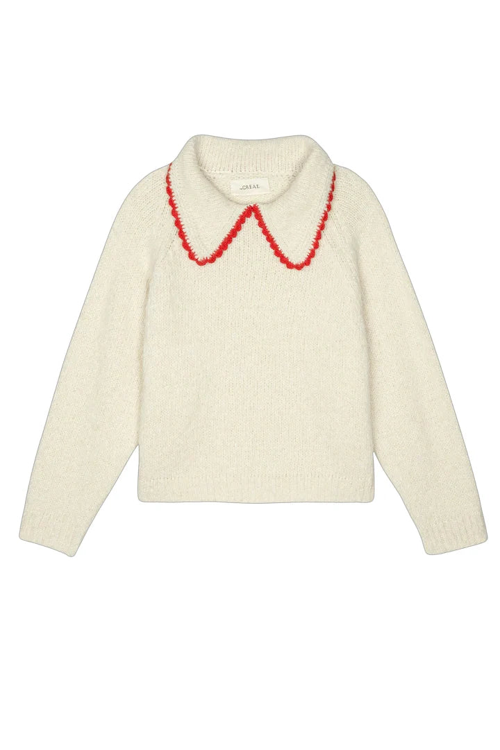 The Crochet Collar Pullover Sweaters & Knits The Great   